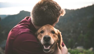 Dog and owner